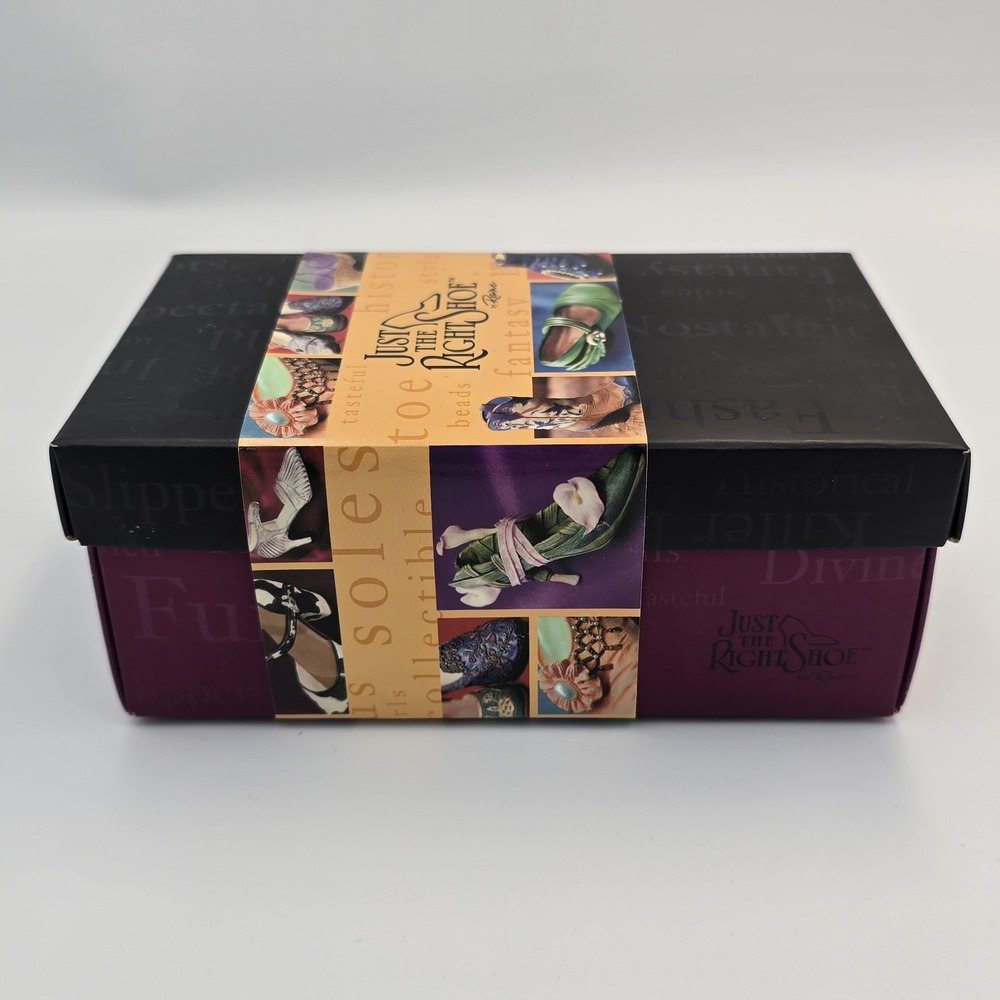 Just The Right Shoe Society Slide In Box Vintage 2000 COA Raine Willitts Mini - Picture 10 of 10